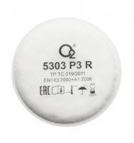 Фильтр О2 противоаэрозольный 5303 P3 R