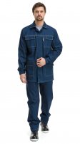 Костюм рабочий летний "Вымпел" 100% х/б (куртка, брюки/полукомбинезон)
