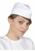 Пилотка белая смесовая